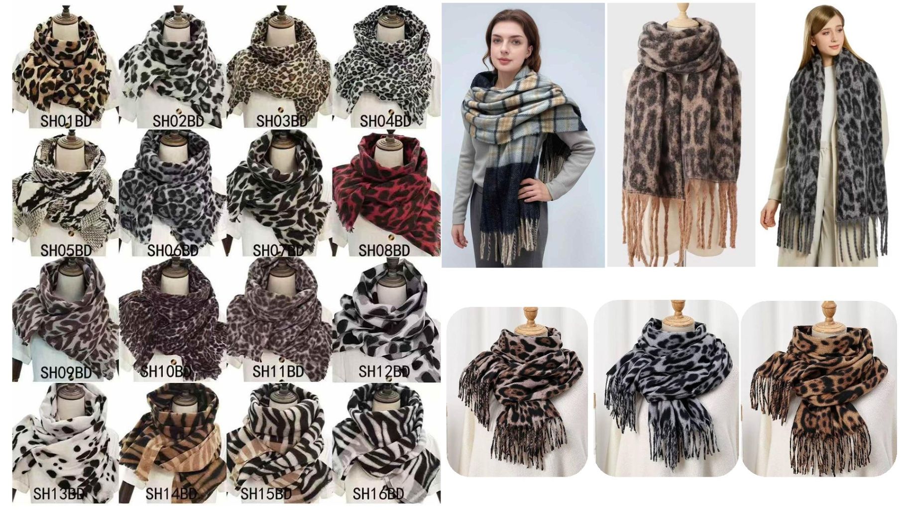 Fashion Plaid Scarf 7