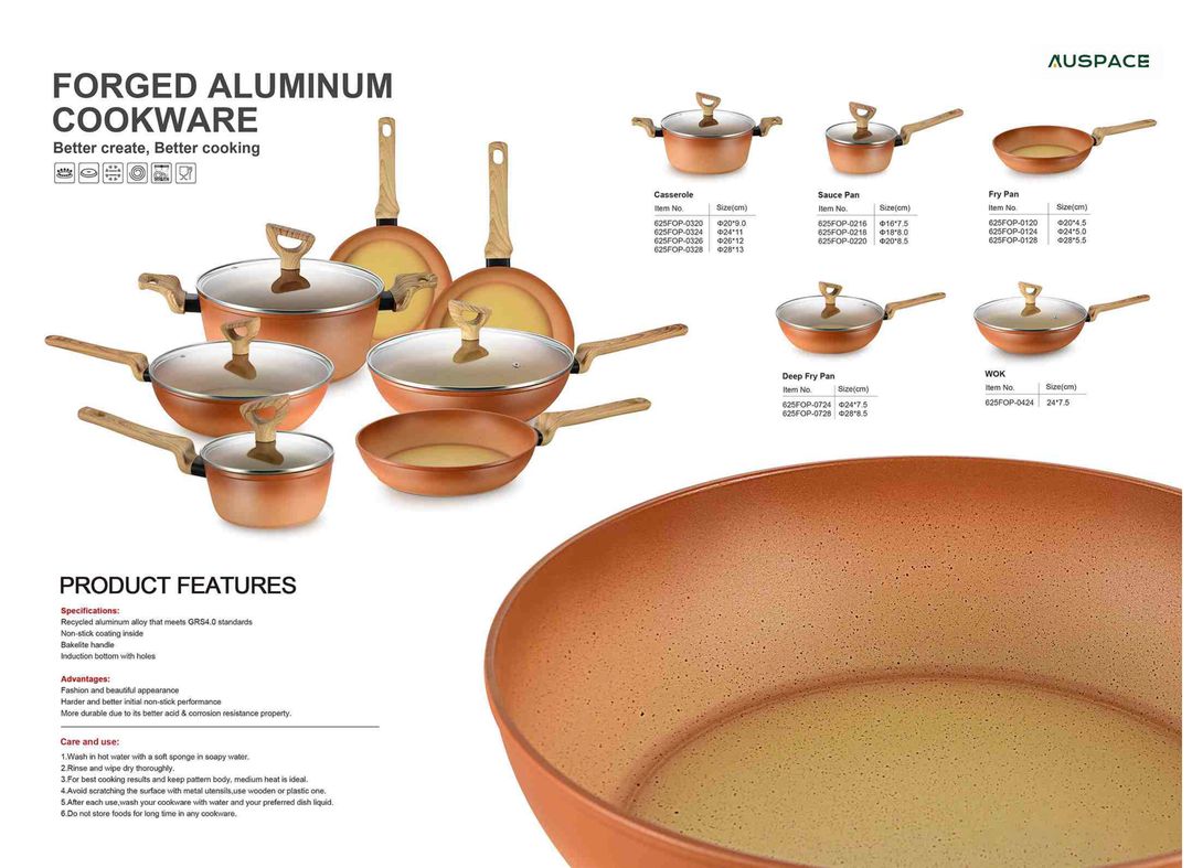 Cast Aluminum Cookware Set 5