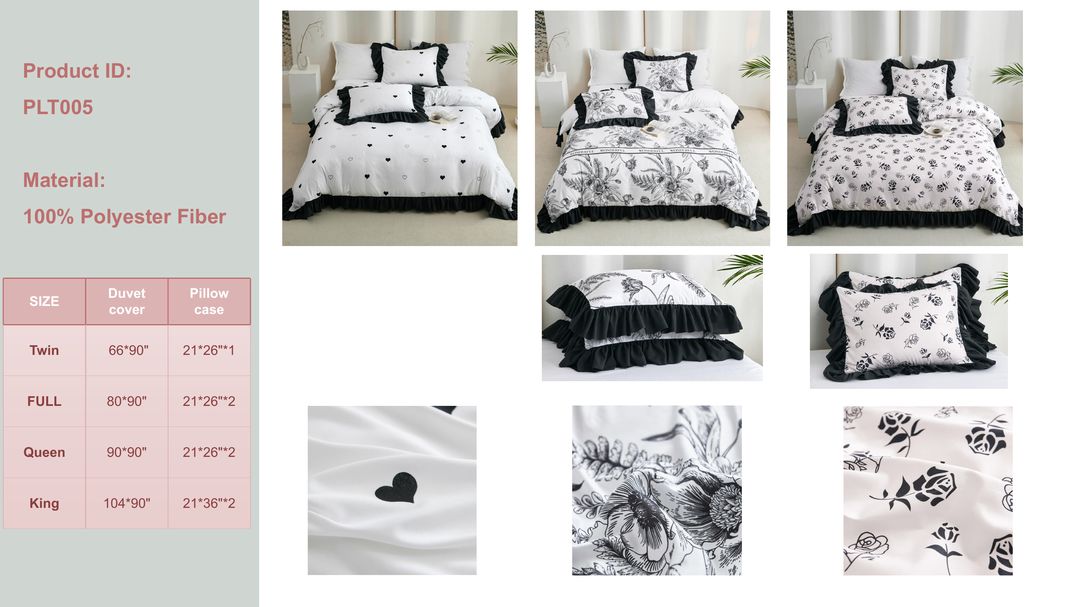 Floral Pattern Bedding Set