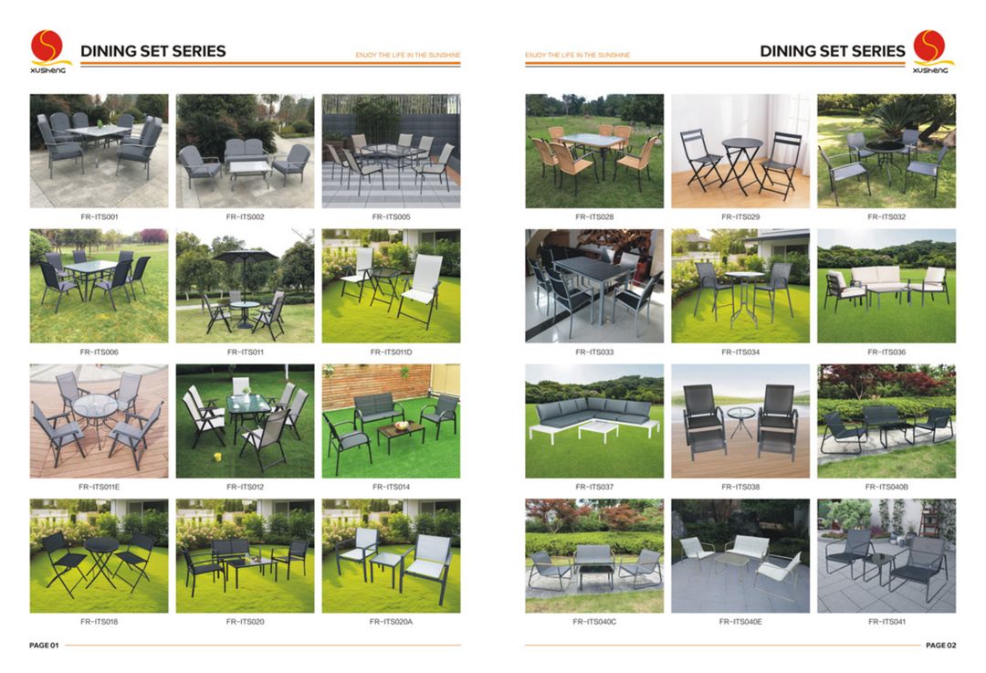 Outdoor Dining Table and Chair Set
