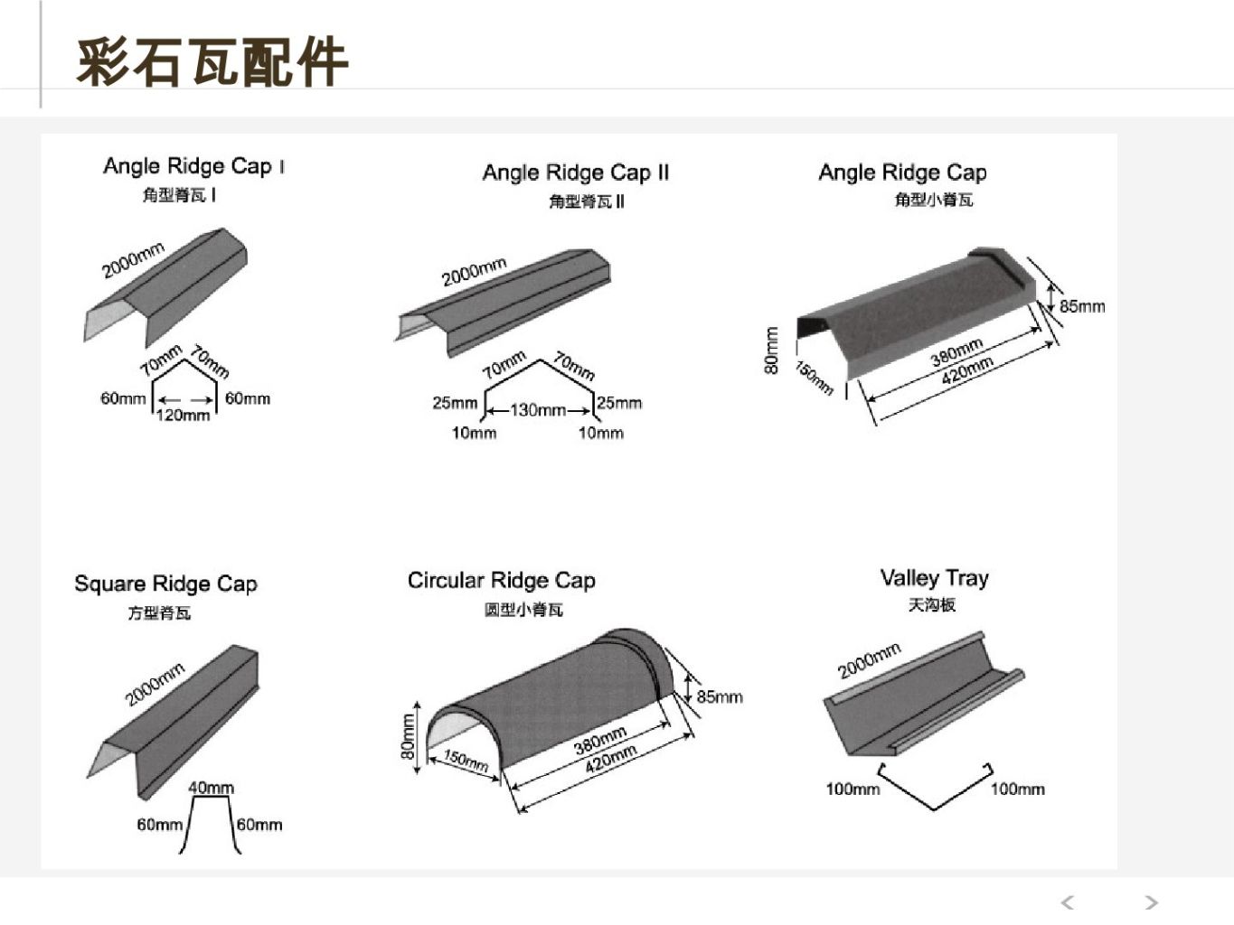 Stone-Coated Roof Ridge Accessories (Multiple Styles) 9