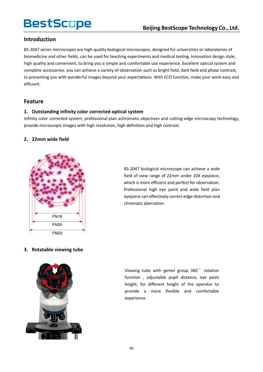 BS-2047 Biological Microscope 2