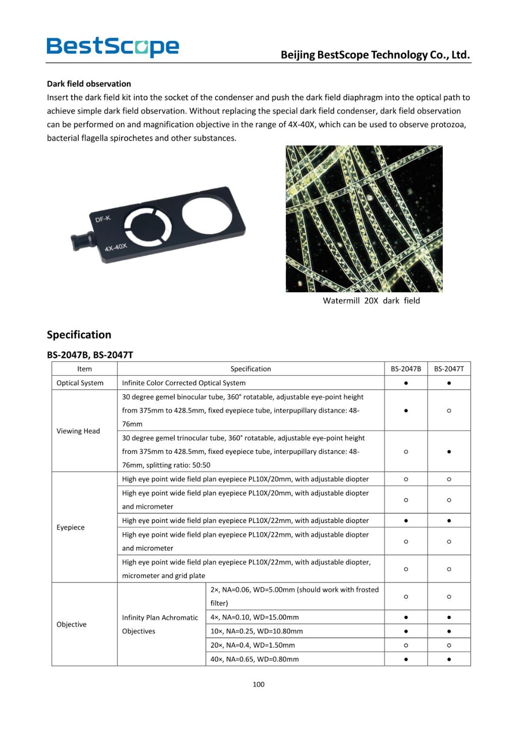BS-2047 Biological Microscope 7