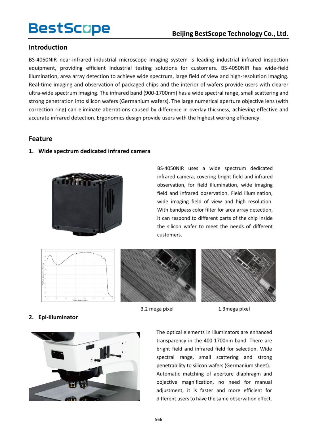 BS-4050NIR Near Infrared Industrial Microscope 2