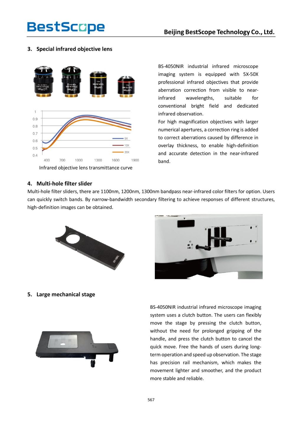 BS-4050NIR Near Infrared Industrial Microscope 3