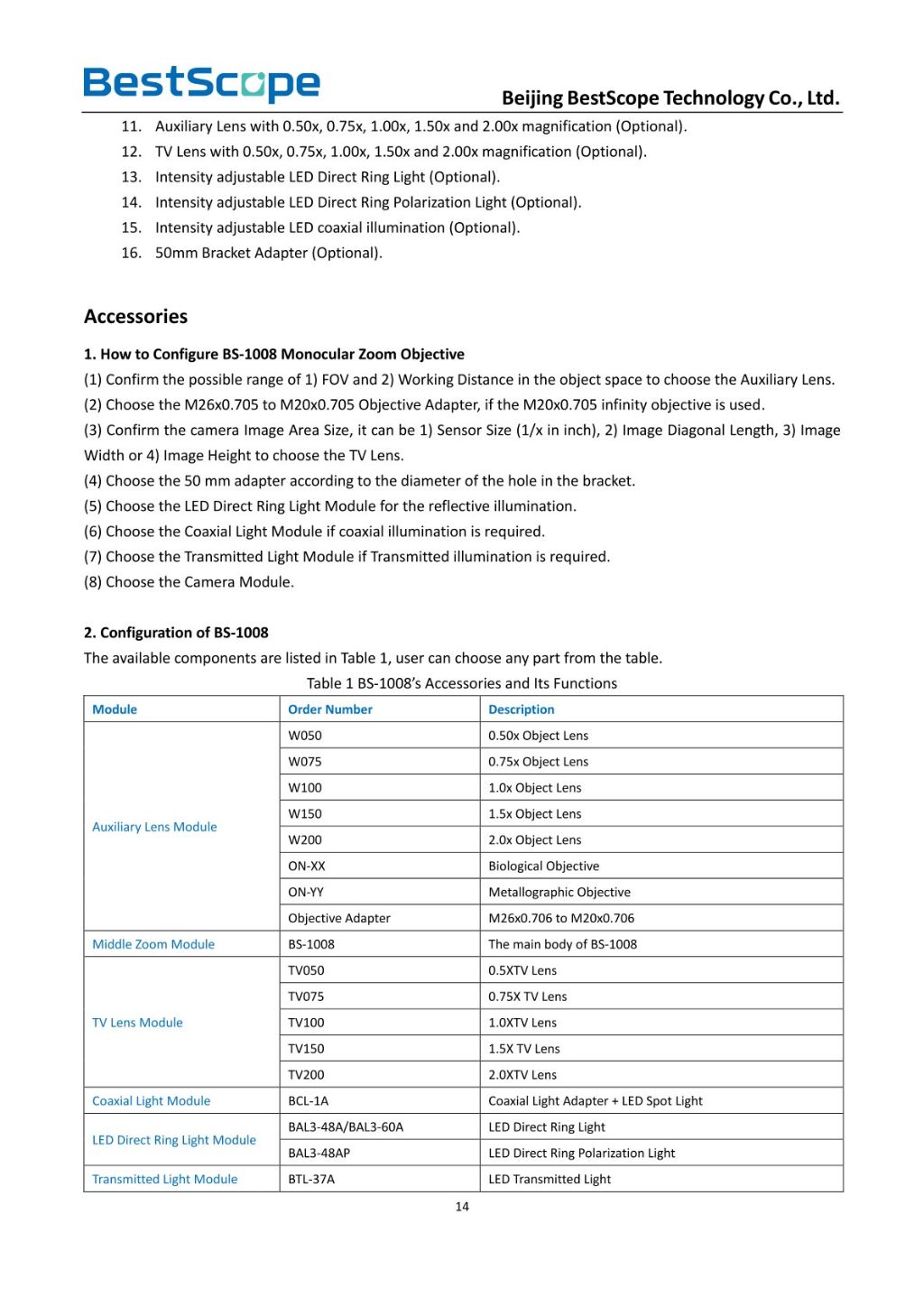 BS-1002LCD1 Digital LCD Video Microscope 6