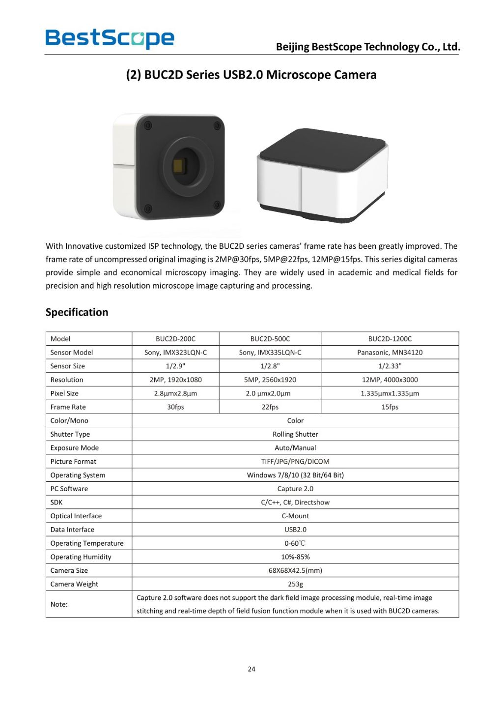 USB2.0 CMOS Microscope Digital Camera 6
