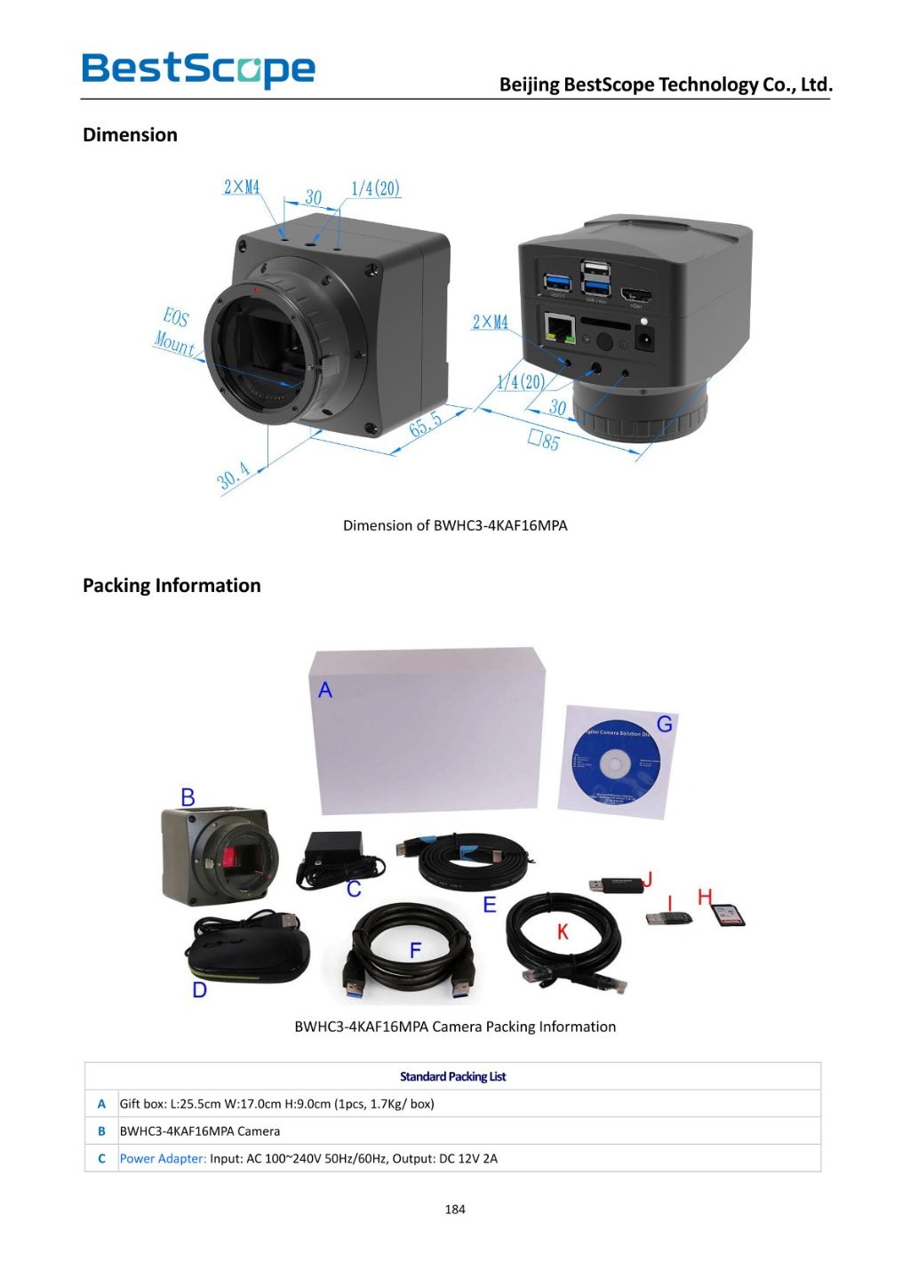 Canon EF Mount CMOS Camera 6