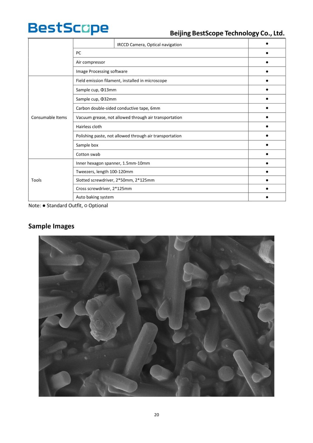 BSM-801 Field Emission Scanning Electron Microscope 11