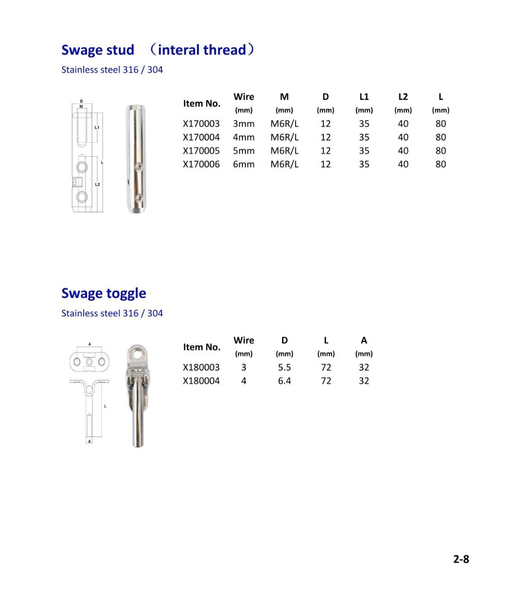 Stainless Steel Crimp Nut