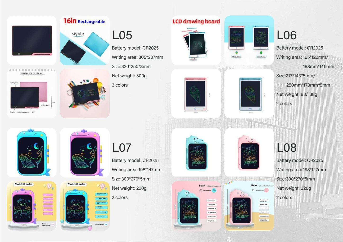 Children's Electronic Drawing Board 2