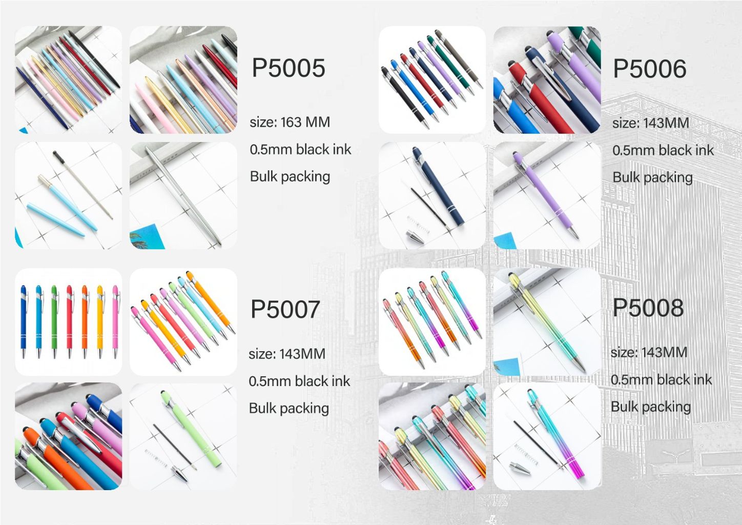 Multifunctional Ballpoint Pen Set 8