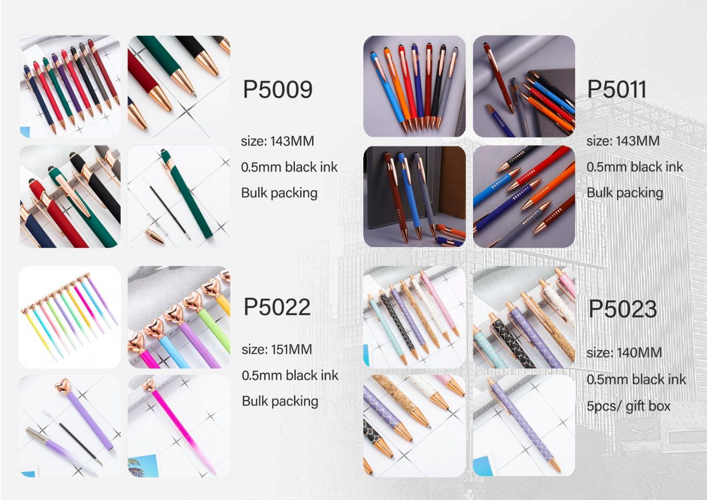 Multifunctional Ballpoint Pen Set 9