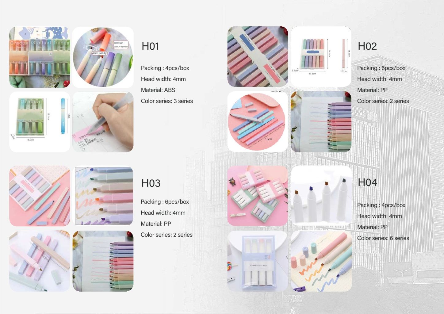 Colorful Water-Based Pen Set