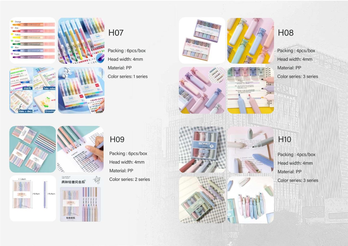 Colorful Water-Based Pen Set 3