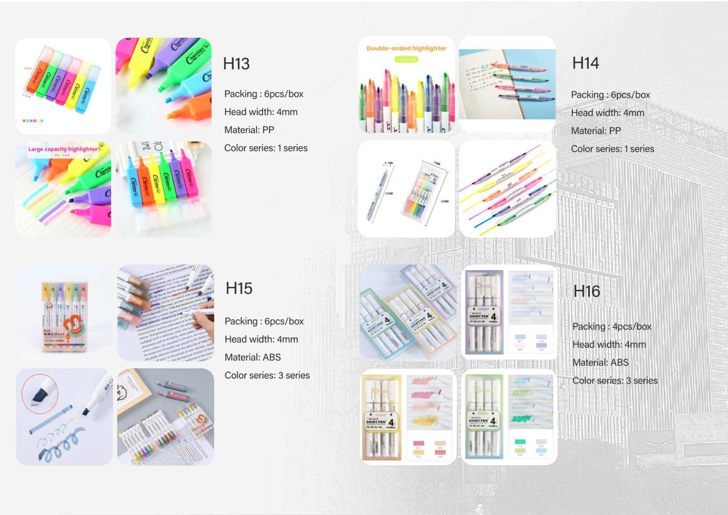 Colorful Water-Based Pen Set 5