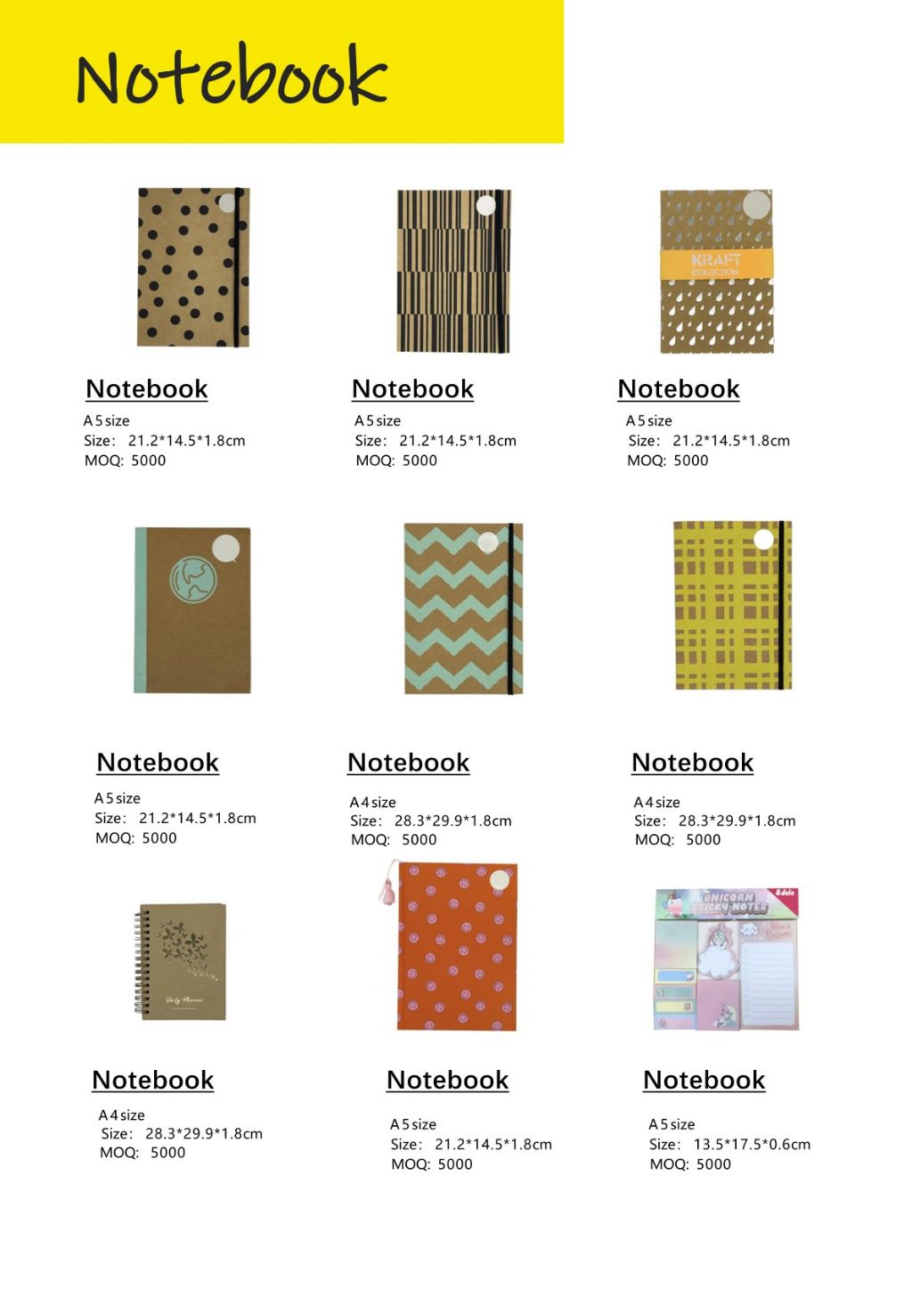 Kraft Paper Drawing Book Series 3