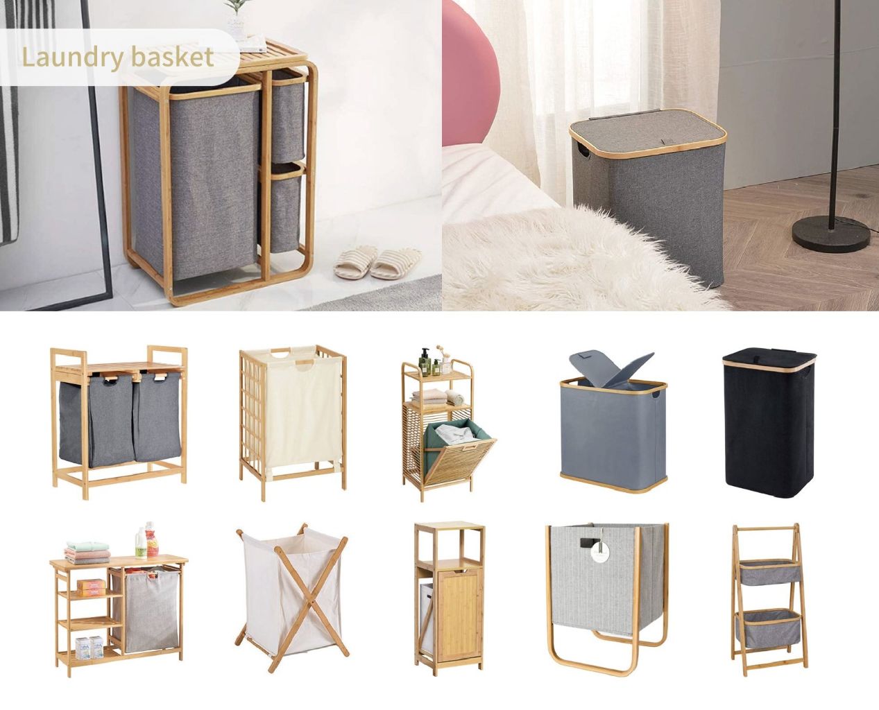 Minimalist Style Laundry Basket