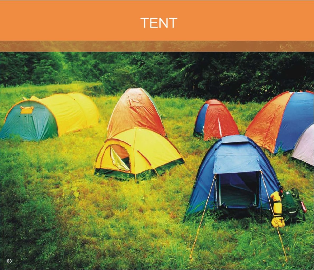 Colorful Outdoor Tent