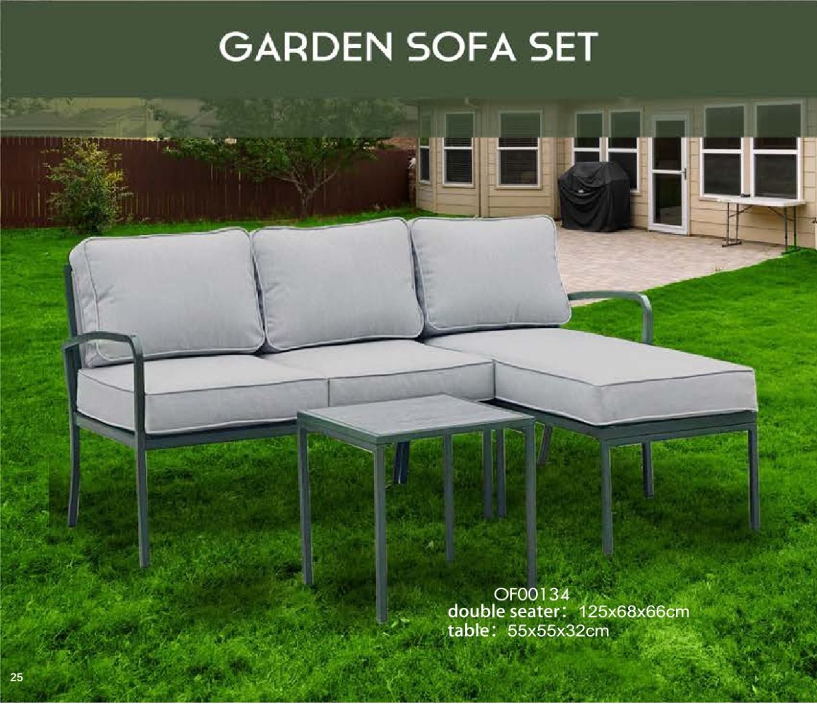 Modern Minimalist Outdoor Sofa 4