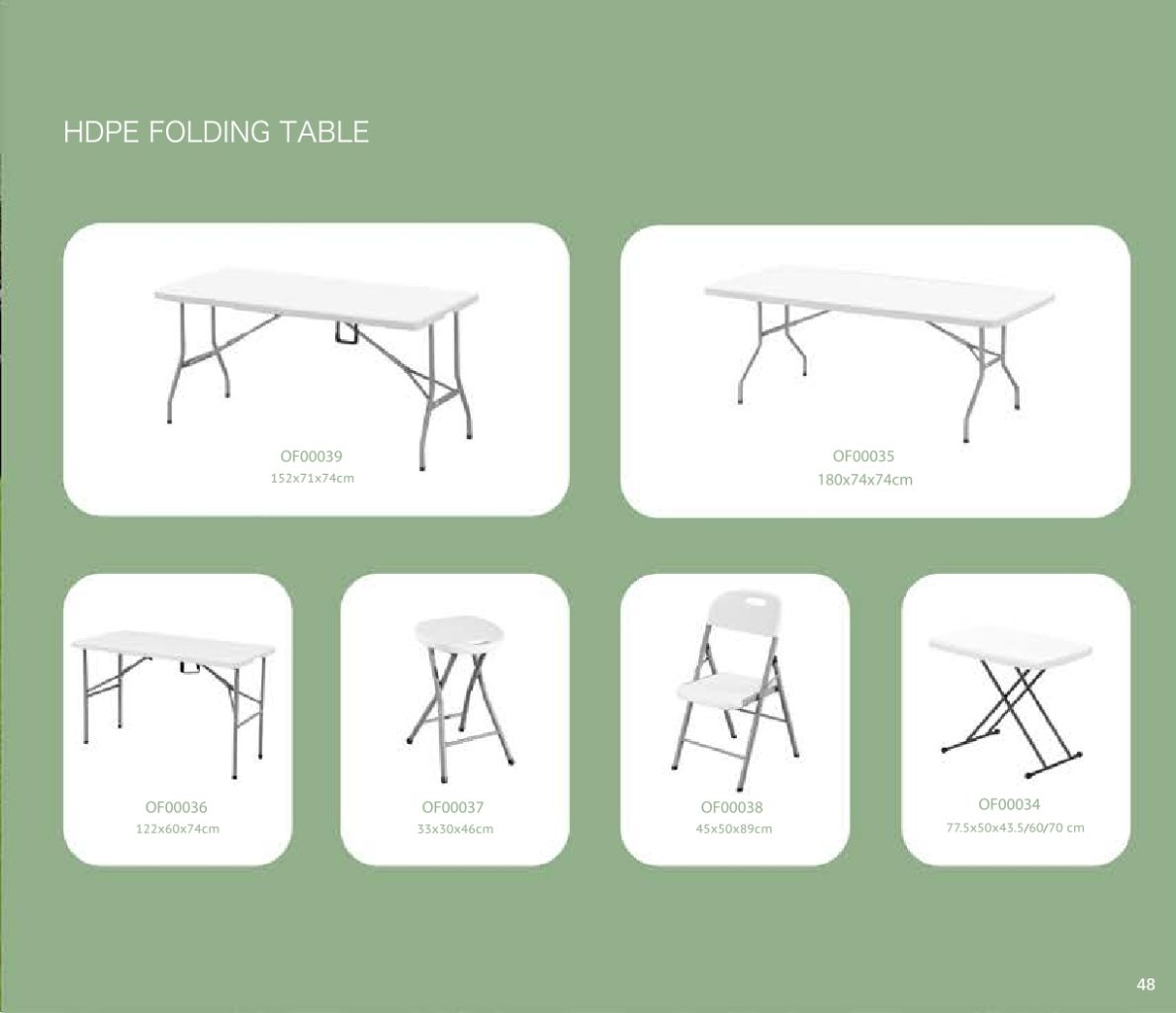 HDPE Folding Table 2