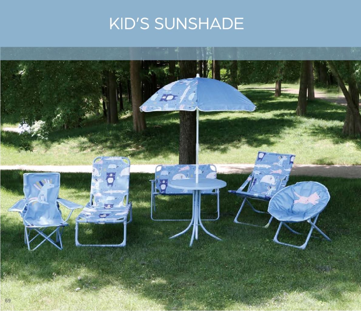 Children's Sunshade Umbrella Set