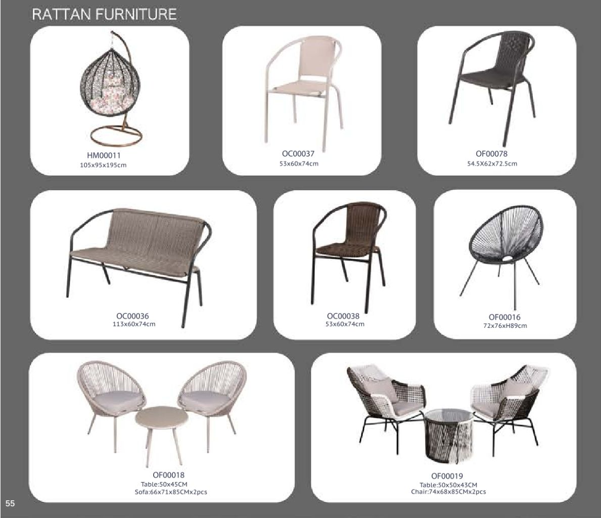 KD Garden Sofa Set 3