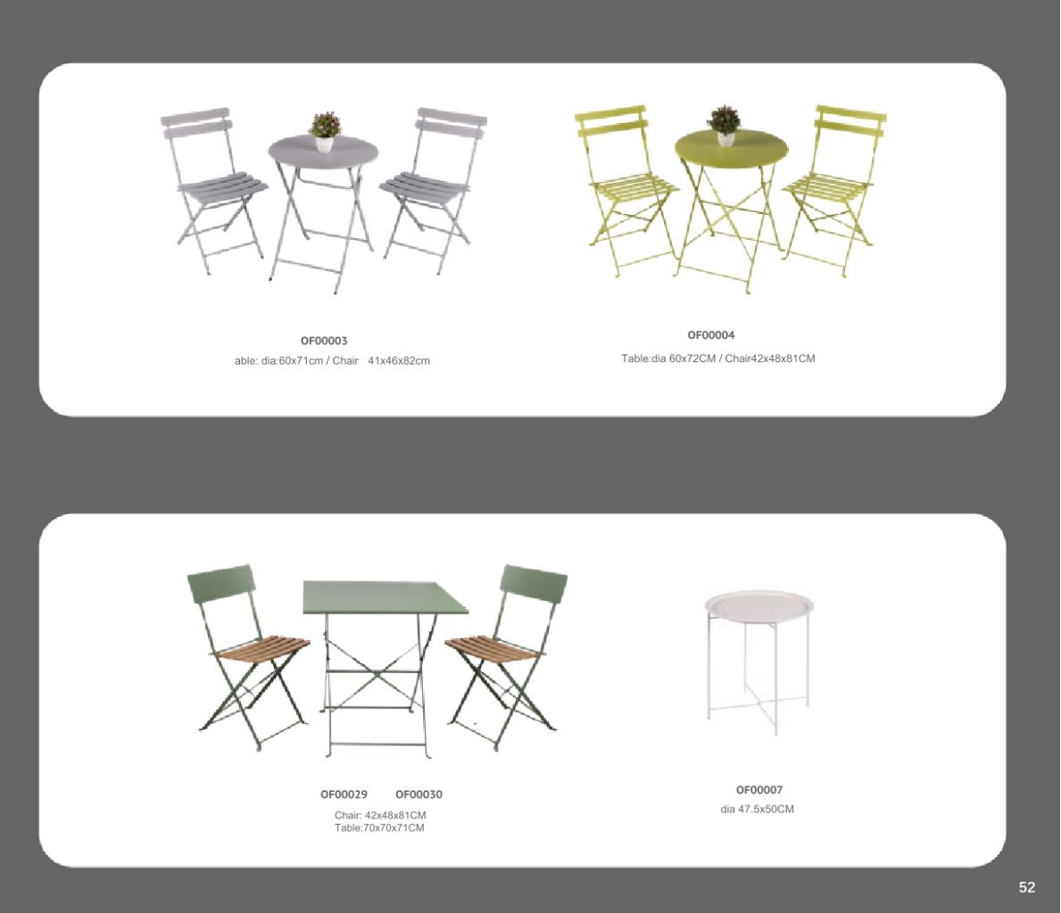 Outdoor Leisure Table and Chair Set 4