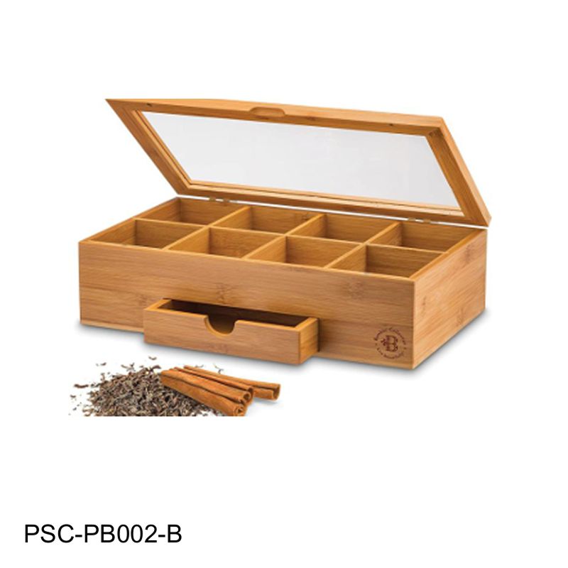 Bamboo Tea Storage Box