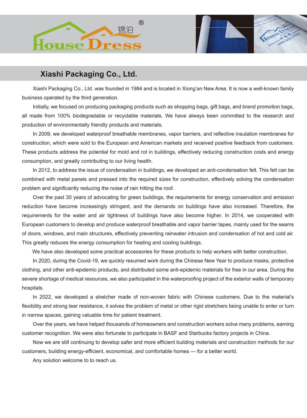 Wall Waterproofing Wrap Material 2