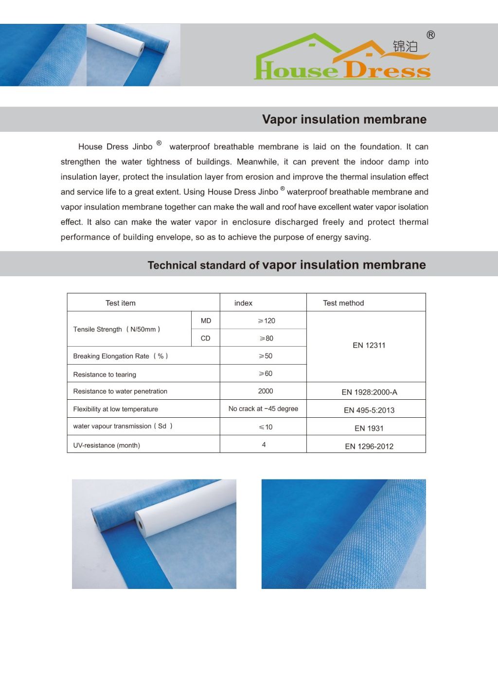 Wall Waterproofing Wrap Material 9