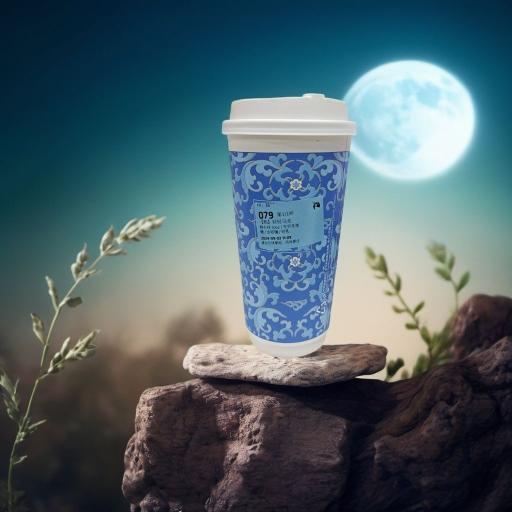Elegant Moonlit Insulated Cup 2