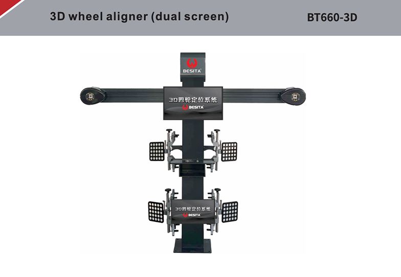 3D Tire Alignment Machine (Dual Screen)