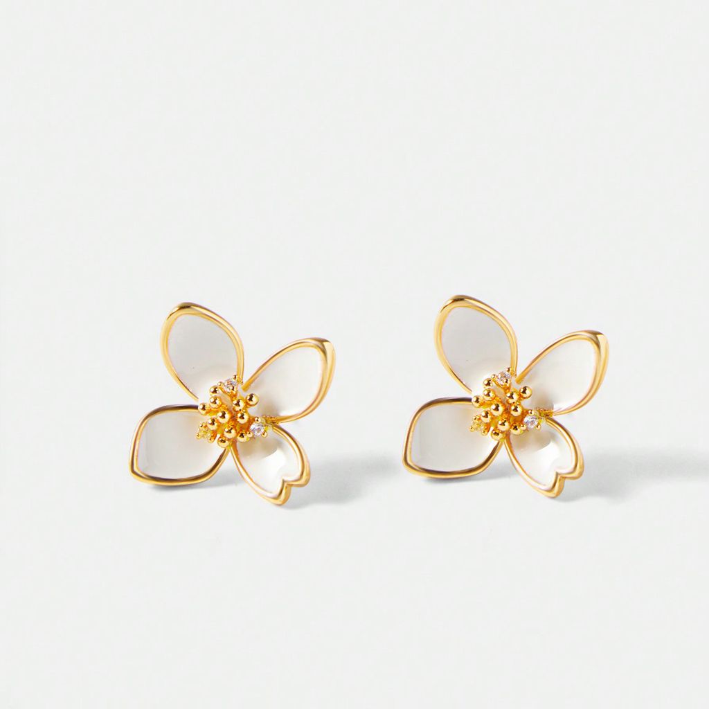 Flower Stud Earrings