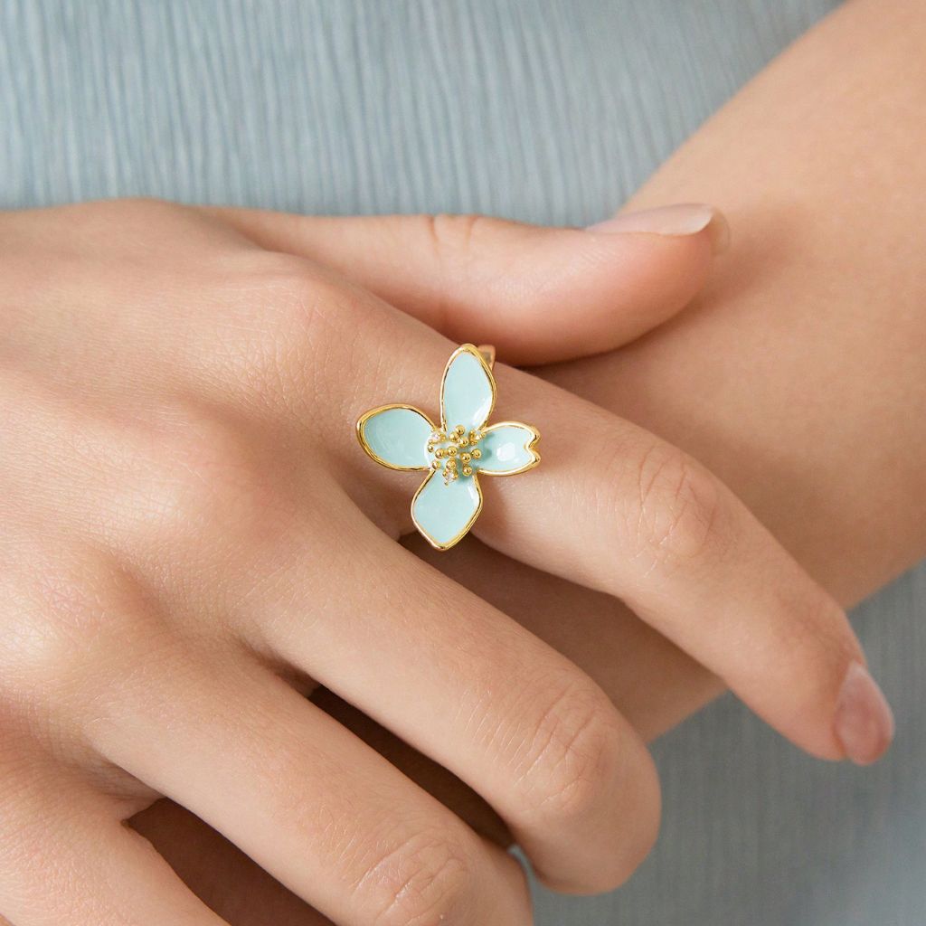 Petal Sapphire Ring 2