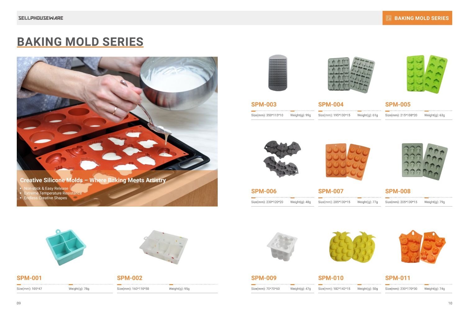 Silicone Baking Molds Series 2