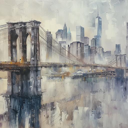 City Landscape Decorative Painting 2