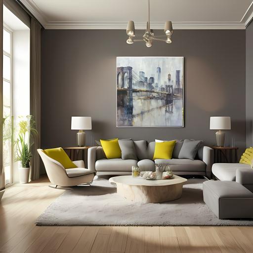 City Landscape Decorative Painting 4