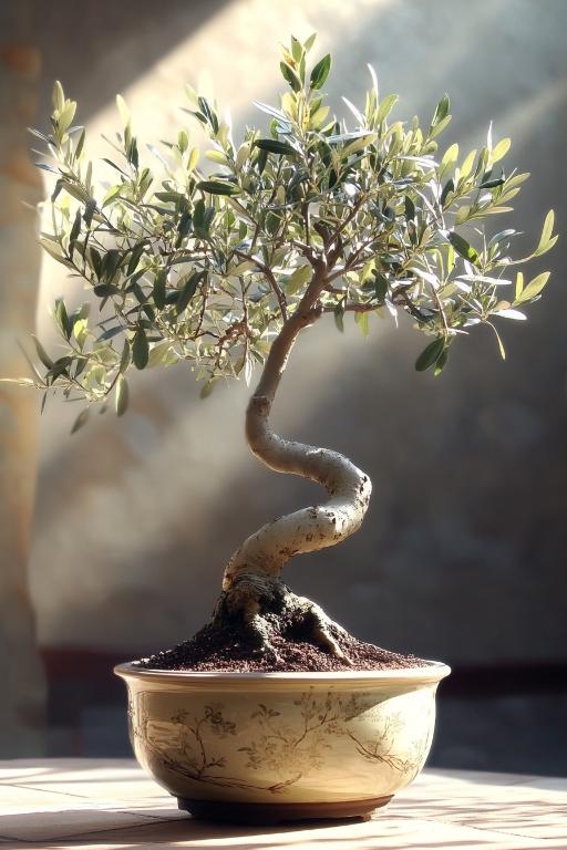 Potted Olive Tree