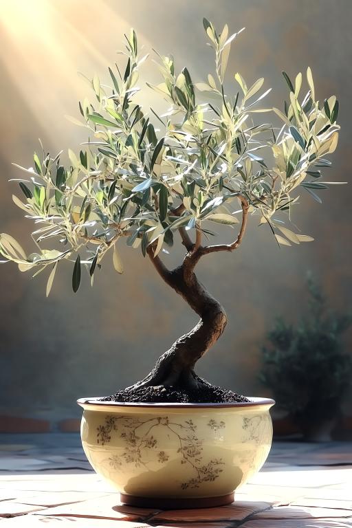 Potted Olive Tree