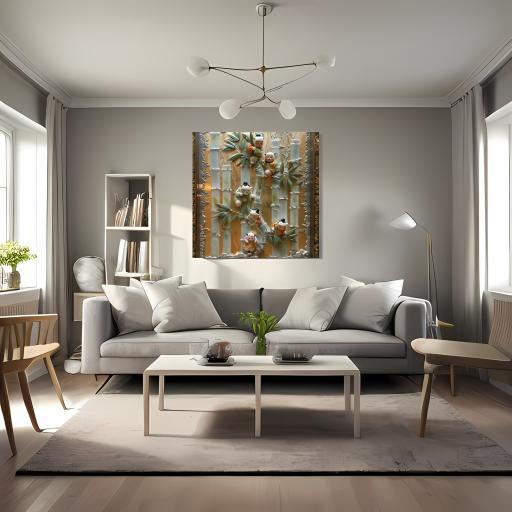 Bamboo Forest Little Boy Pendant 6