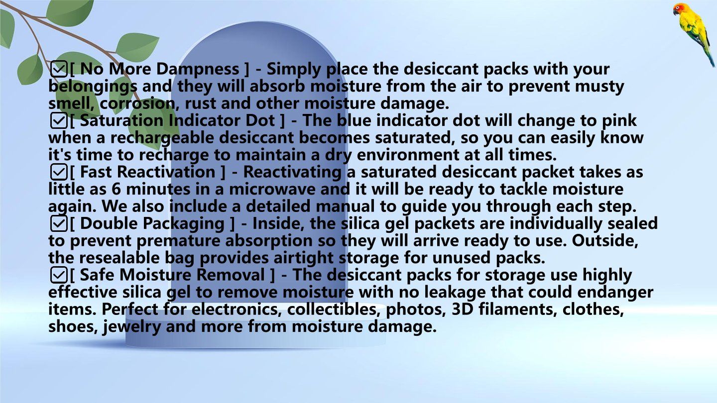 Recyclable Silica Gel Desiccant 500g 3