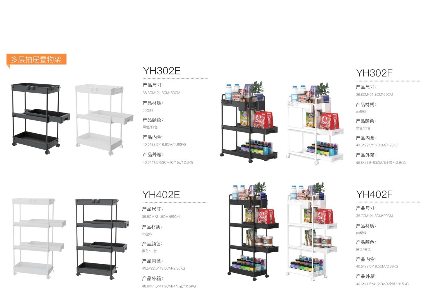 Multi-layer Trolley Storage Rack 2