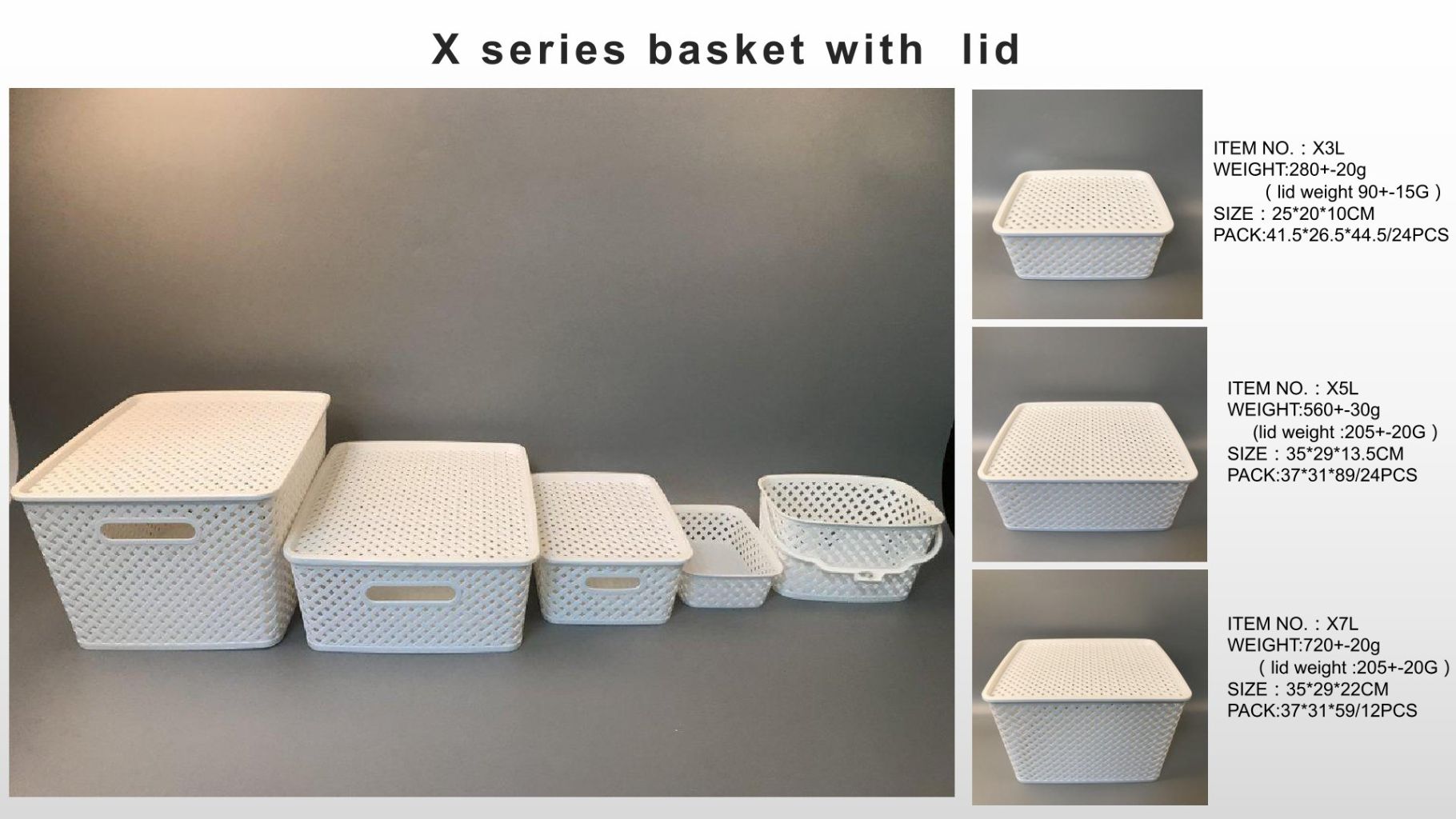 S Series Bamboo Lid Storage Basket 7