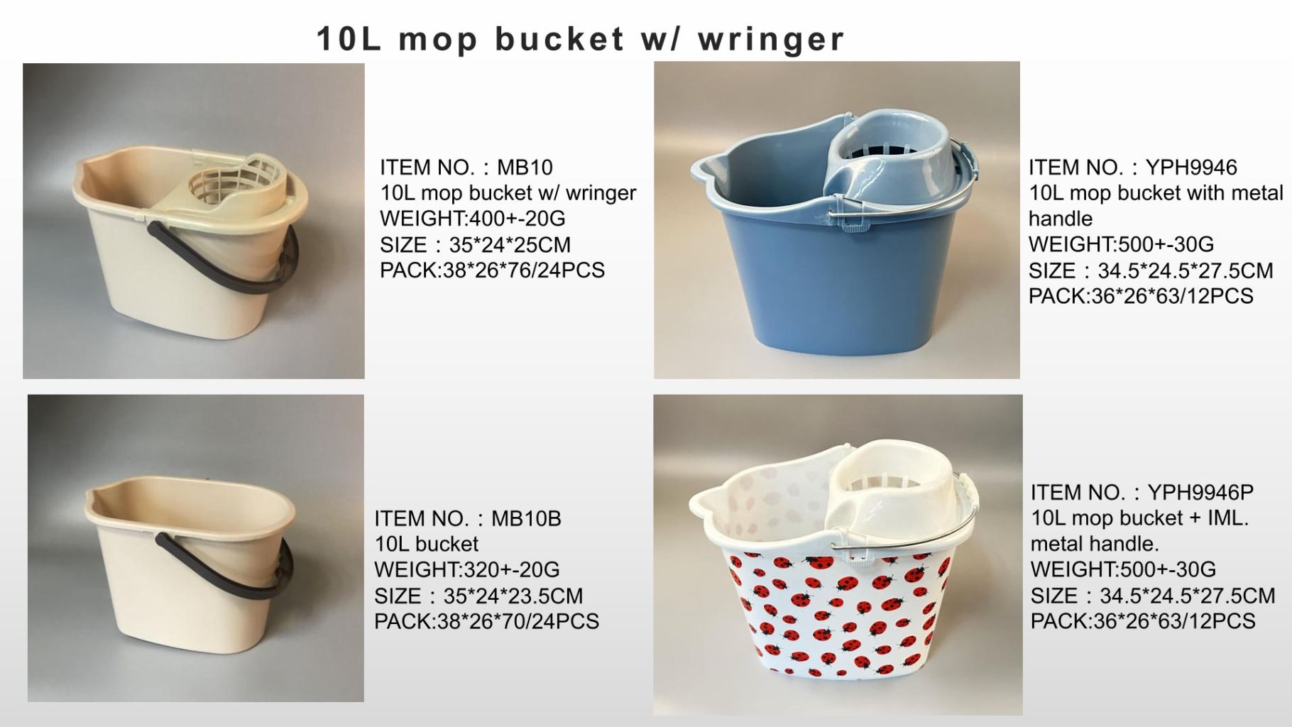 10L Mop Bucket 4