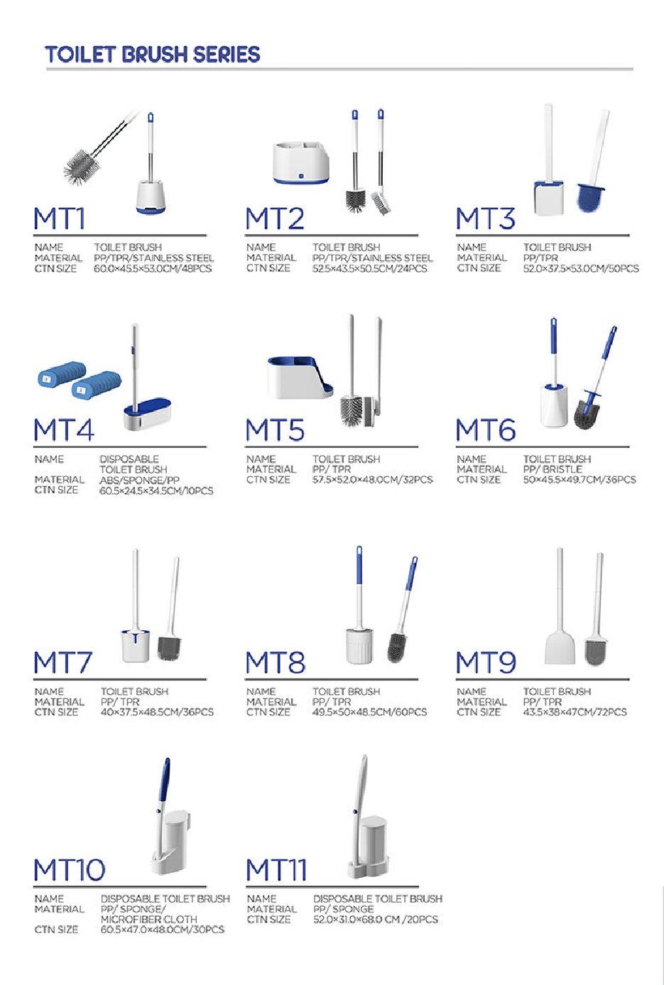 High-End Bathroom Cleaning Brush Set 2