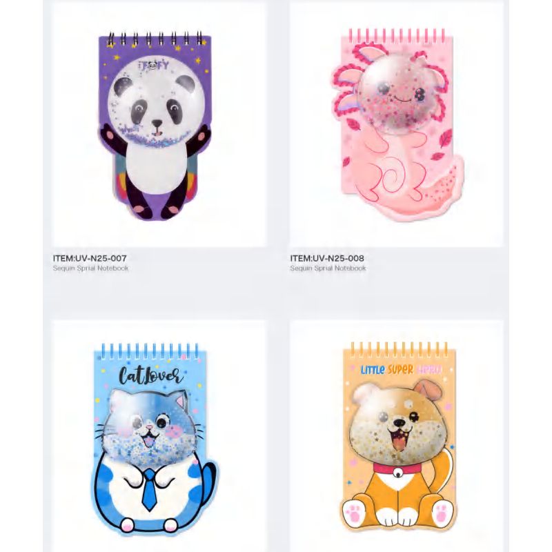 Cute Animal Pattern Notebook