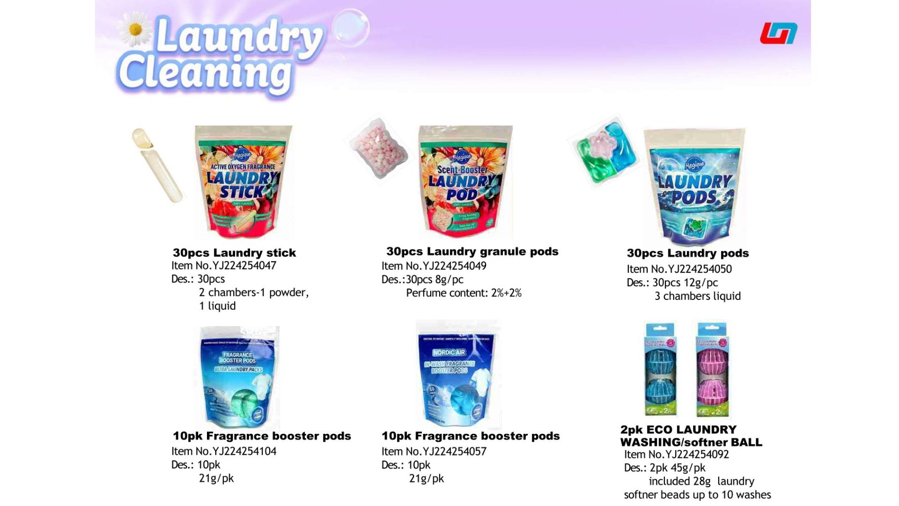 Disposable Laundry Sheets / Fabric Softener Sheets (Multiple Types) 5