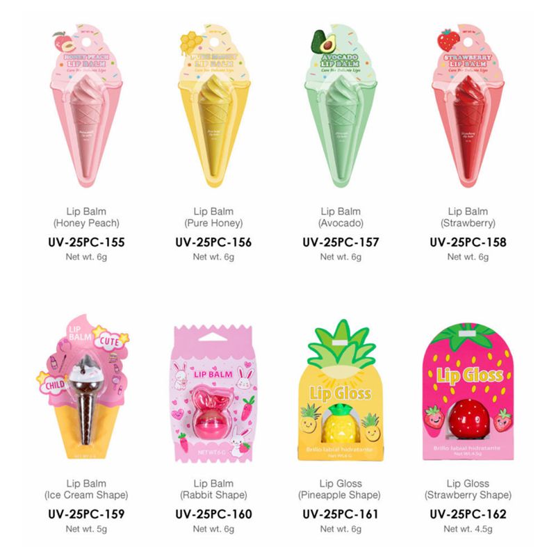 Ice Cream Shaped Lip Balm