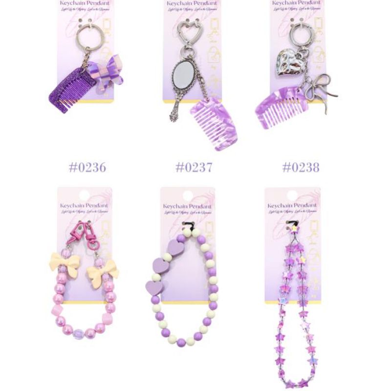 Cute Purple Keychain Series